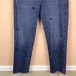 Sundry Women’s Le Soleil Star Print “LOVE” Embroidered Distressed Ankle Jeans Photo 2