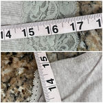 Wear It Declare It Y2K Gray Lace Trim Camisole Tank Top Babydoll M Beige Boho Size M Photo 5