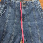 ZARA  High Rise Slouchy Panel Ankle Cropped Denim Jeans - Size 00 Photo 6