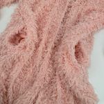 POL Coat Shag Flamingo 60s Mod Party Women’s L Pink Statement Jacket Girly Photo 8