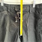 White House | Black Market Black Linen Cargo Pants Photo 11