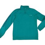Vineyard Vines Green Fleece Quarter Zip Pullover Photo 0