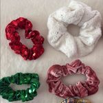 15 Colorful Scrunchies Set lot Red Photo 1