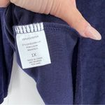 Rebellious One Rebellions One Woman's Plus French Terry Hoodie in Navy Size 1X & 2X New Photo 3