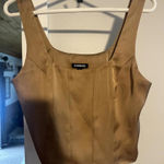 EXPRESS  gold dress tank sz M Photo 0