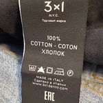 3x1  N.Y.C. SABINA GIRLFRIEND JEANS BARREL SHADE DISTRESSED HIDDEN BUTTON FLY 28 Photo 16