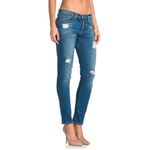 frame denim Frame Le Garcon Distressed Skinny Ankle Jeans in Blue Jay Way Size 27 Photo 4
