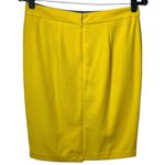 CAbi NEW Yellow Straight Pencil Knee Length Skirt Lined Career Preppy 2 Photo 3