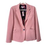 Philosophy Republic Tea Rose Blazer. Textured, Fully Lined, 1 Button, Pockets Photo 0