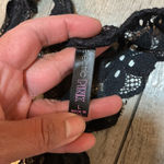 Electric Pink  Black‎ Lace Racerback Tank Top Sleeveless Casual Women's Large Photo 2