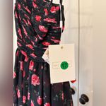 Mac Duggal NWT 70246 Black Floral Chiffon One Shoulder High Low Maxi Dress 0 Photo 3