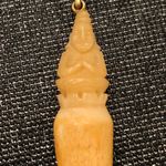 None Carved Buddha bone like pendant Photo 2