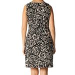Ann Taylor  black & cream colored drop waist floral tunic dress-Size Small Photo 4
