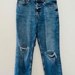 Arizona Jeans Arizona Jean Co. Light Wash Denim Highest Rise Button Fly Vintage Straight Jeans Photo 5