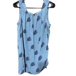 CAbi  #984 Tulip Green Chiffon Blouse Sleeveless Bow back sz M pretty Spring top Photo 2