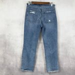 Abercrombie & Fitch Abercrombie Fitch Womens‎ Jeans 25 Distressed Boyfriend Mid Rise Raw Hem Edgy Photo 3
