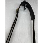 The Sak Iris Leather Crossbody Satchel bronze glitter panels stitching detail Photo 13