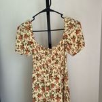 Reformation Meadow Yellow Floral Dress Photo 2