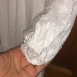 366. Roan + Ryan mini white raglan puff sleeves dress tiered with pockets XS Photo 8