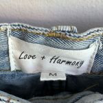 Love + Harmony  Light Wash Paper Bag Jean Shorts Photo 2