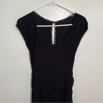 Anthropologie  Abbey Cropped Jumpsuit Black Photo 2