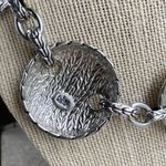 Vintage Joan Rivers Chunky Goldtone Silvertone Link Bold Statement Necklace Photo 5