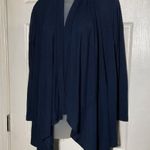 Splendid  Women's Jersey Wrap Cardigan Open Wrap Lightweight Stretch Medium Blue Photo 1