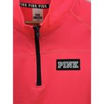 Victoria's Secret New PINK Ultimate Logo Pink Gray 1/4 Zip Pullover Women's Photo 13