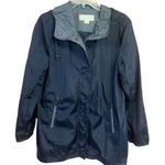 Michael Kors Windbreaker Jacket Sz S black Black/Gray Photo 0