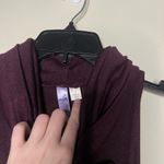 Burgundy cowl neck sweater dress Photo 2