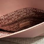 Moda Luxe  Leather Bag In Blush Pink with a hint of Gold with a Gold Chain Photo 3
