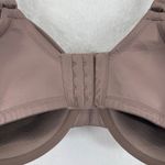 Vanity Fair Bra 42D Full Coverage Smoothing T Shirt Underwire Taupe Beige Lace Photo 4