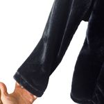 Heat Keep Black Velour Long Sleeve Full Zip Casual Athletic Jacket Women Sz M Size M Photo 4