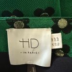 HD in Paris HD in Paris Green black floral tiered zip up skirt Anthropologie 4P boho Photo 5