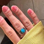 Turquoise Sterling Silver Ring Photo 0