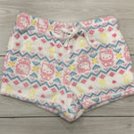 Sanrio NWOT  Hello Kitty spring Easter themed fuzzy pajama shorts size Xs Photo 0