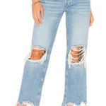 Free People  We The Free Maggie mid rise straight crop distressed knee Jeans 25 Photo 0