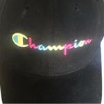 Champion  Black Cap with Multicolor Embroidered Logo streetwear baseball hat cap Photo 1