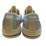Women's Size 6 Low Top Sneakers Sewing Craft Pattern Blue Casual Shoes‎ Photo 2