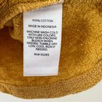 EXPRESS Mustard Golden Yellow Bow Tie 100% Cotton Tank Top Size XSmall EUC Photo 3