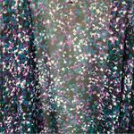 Lane Bryant  Black&Purple Chiffon Kimono Cardigan Sz.OS Photo 7