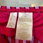 Anne cole  | Dark Pink & Lavender Stripe Tankini Swimsuit Top Size XS NWT Beach Photo 7