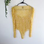 MISA Los Angeles  Sanaz Yellow Bodysuit Sz S Photo 1