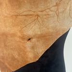 Handmade Camel Tan Suede Halter Top Size XS Photo 3