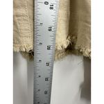 Diane Von Furstenberg  Blazer Womens 6‎ Beige Raw Edge Fringe Jacket Open Front Photo 5
