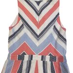 Adelyn Rae  White Blue Red Romper Size Medium Photo 1