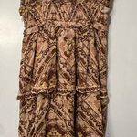 Cleobella Stella Ankle Midi Dress Geo Print Sz Large NWT Ruffled Tiers Feminine Photo 8