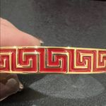 House of Harlow 1960 | Greek Motif Bangle Bracelet Red Photo 6