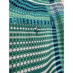 EP Pro Women's Skirt Blue Green Geometric Print Elastic Waist Size 10 Photo 2