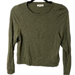 Madewell #156  cropped long sleeve top Photo 0